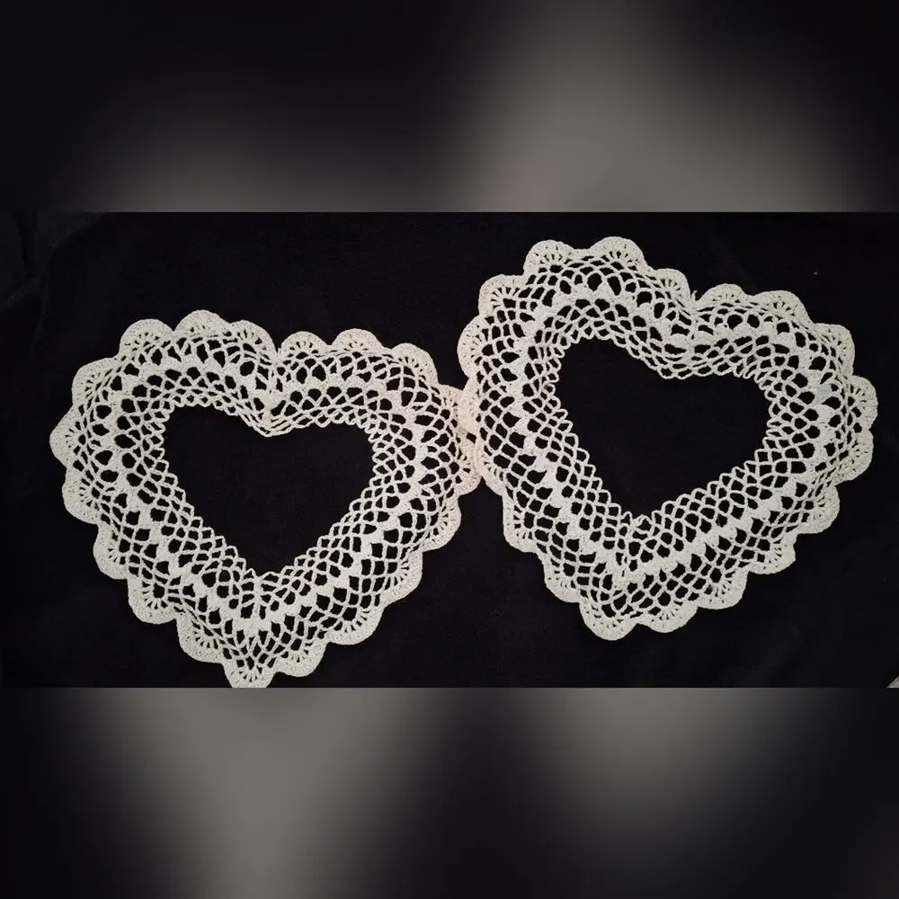 2 hearth crochet picture frame 2d vintahe style decoration peanut